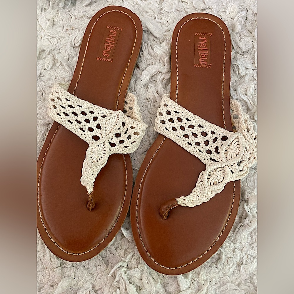 MadLove woven flat sandals